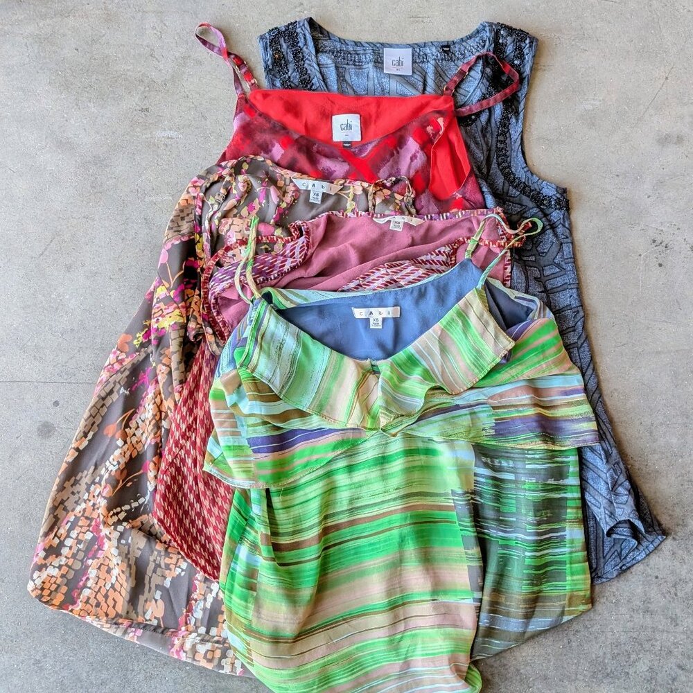 Cabi Bundle of 5 Summer Tank Tops size XS